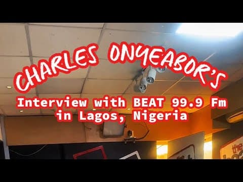 Charles Onyeabor’s interview with The Beat Fm 99.9 in Lagos, Nigeria.